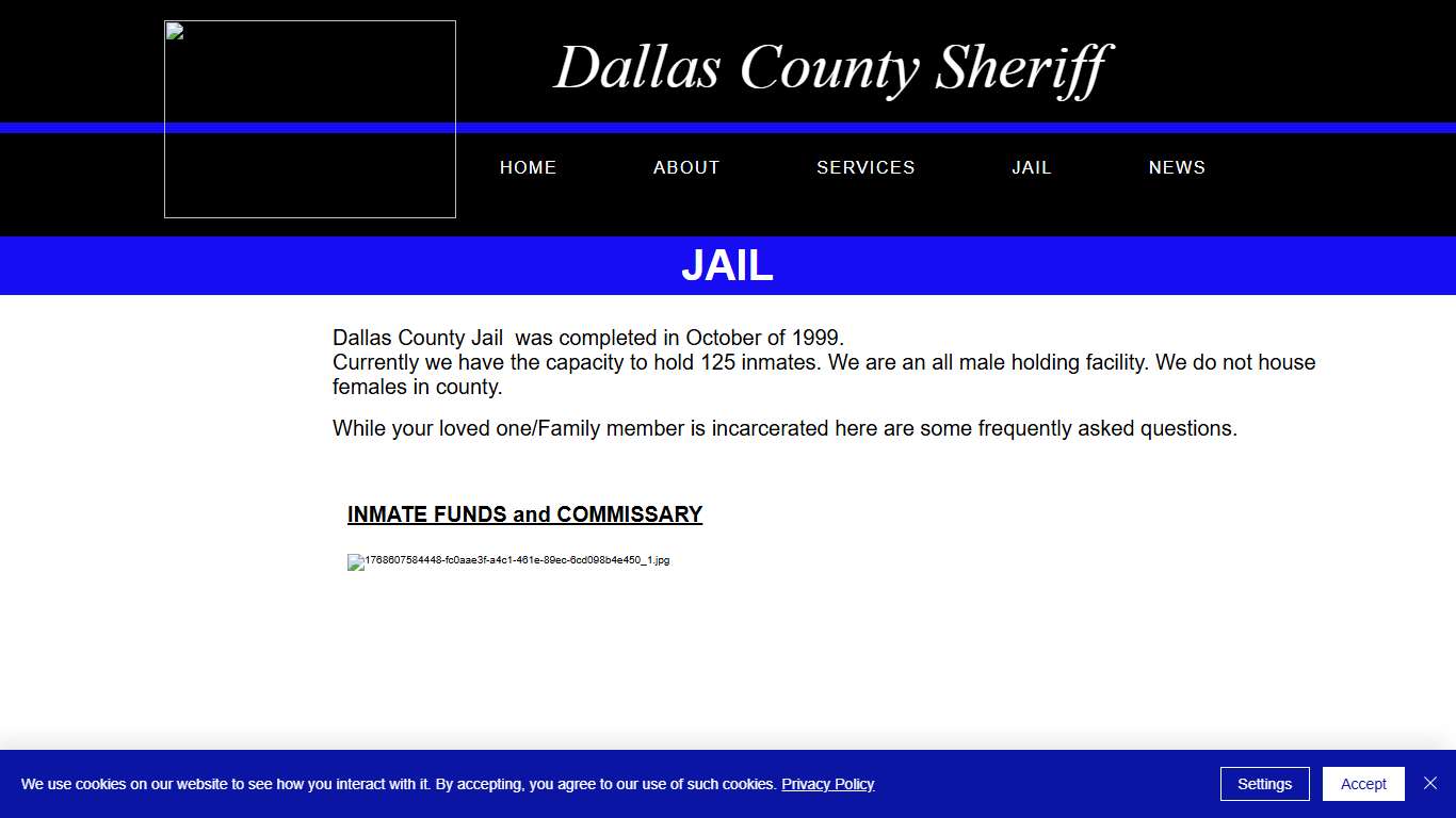 Jail | Dallas County Sheriff's Office | Fordyce, Arkans